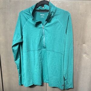 Outdoor Research Turquoise Half-Zip Top